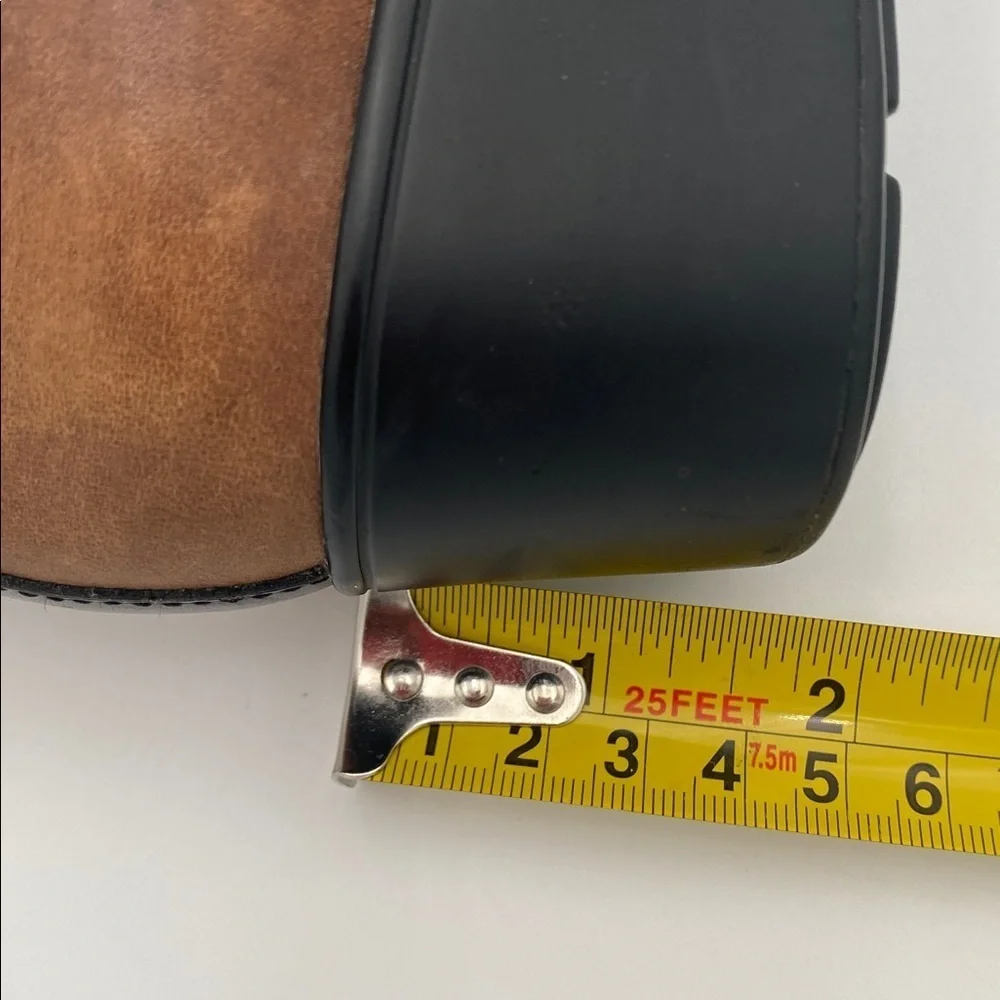Cole haan Weatherproof Brown women 8B Leather Boots pull on casual office Y2K